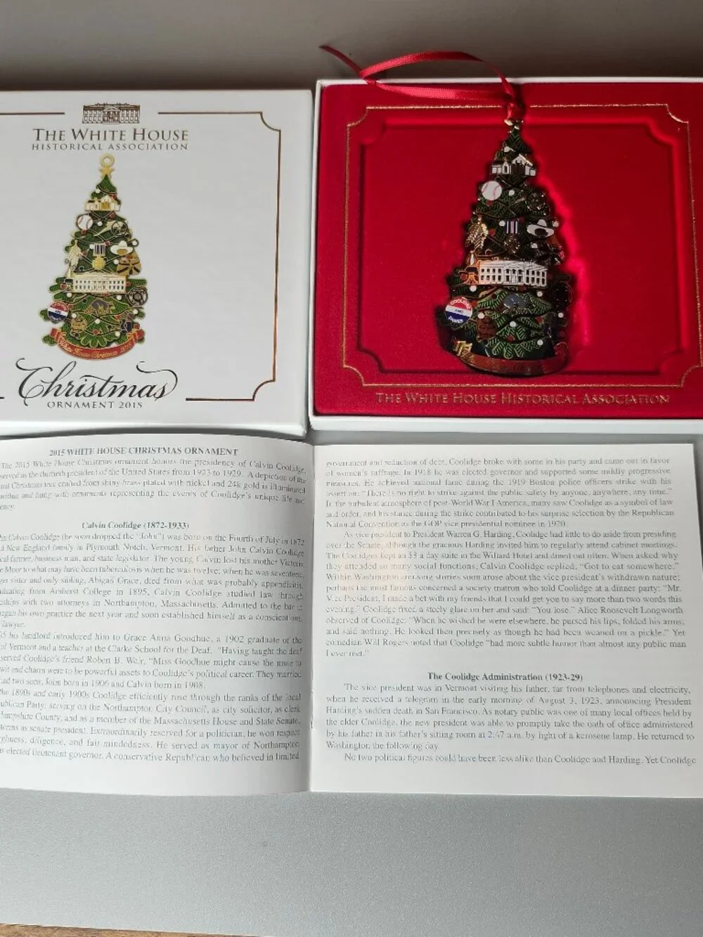 The White House Historical Association Christmas Ornament 2015